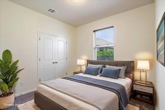 2520 Milan Meadows Dr, Leander, TX 78641 - carpeted bedroom featuring baseboards and a closet