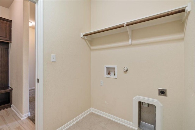 2520 Milan Meadows Dr, Leander, TX 78641 - washroom featuring hookup for a gas dryer, hookup for an electric dryer, and washer hookup