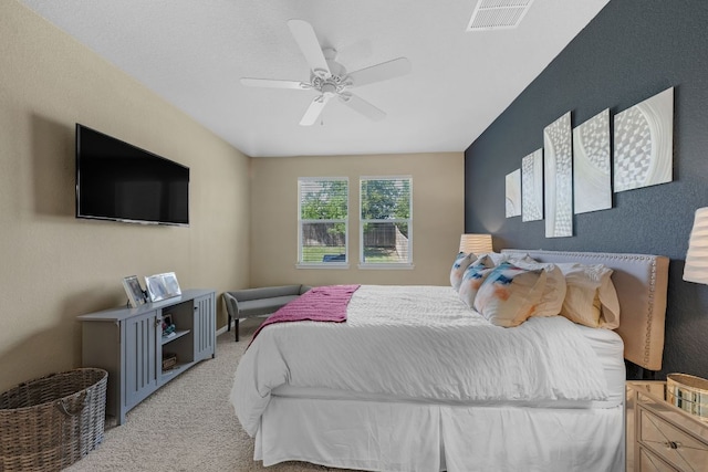 1420 Anhalt Dr Unit 50B, Pflugerville, TX 78660 - carpeted bedroom with a ceiling fan