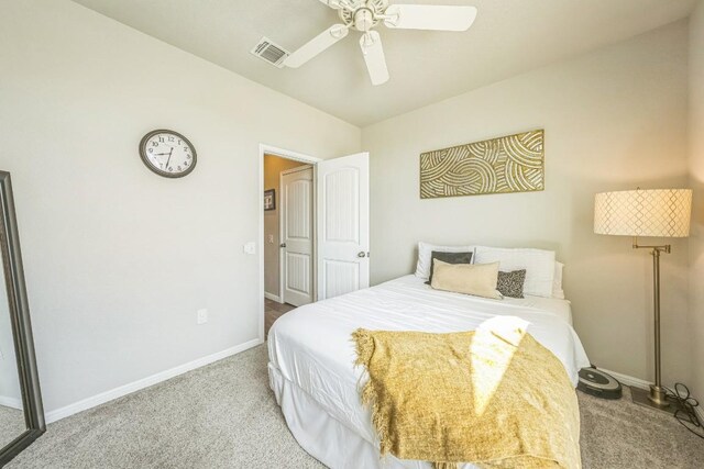 1420 Anhalt Dr Unit 50B, Pflugerville, TX 78660 - bedroom featuring carpet and ceiling fan