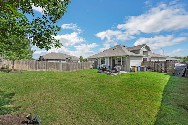 1420 Anhalt Dr Unit 50B, Pflugerville, TX 78660 - rear view of house featuring a fenced backyard and a patio