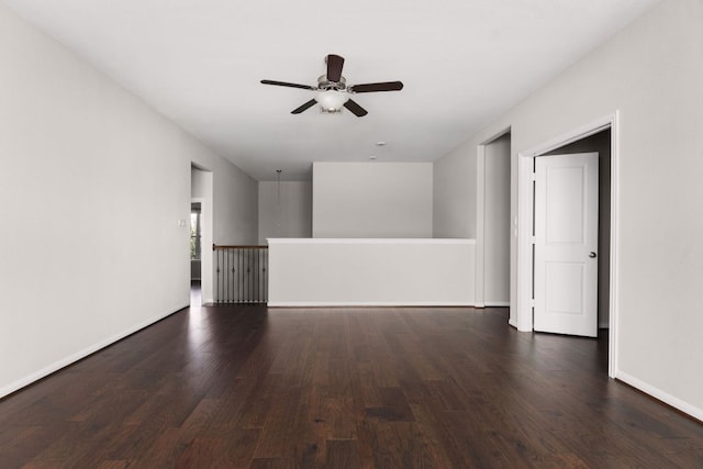 103 County Road 180 Unit 35, Leander, TX 78641 - unfurnished living room with wood finished floors and ceiling fan