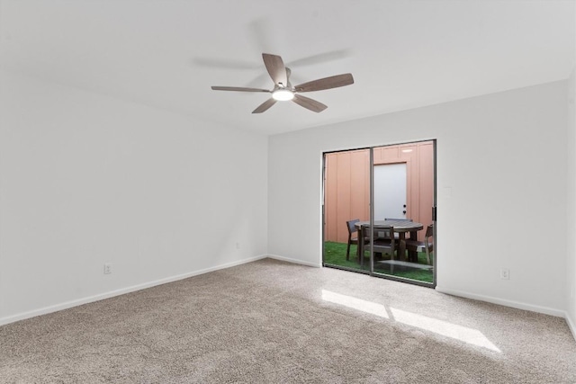 7907 Tealwood Trl, Austin, TX 78731 - unfurnished room featuring ceiling fan and carpet