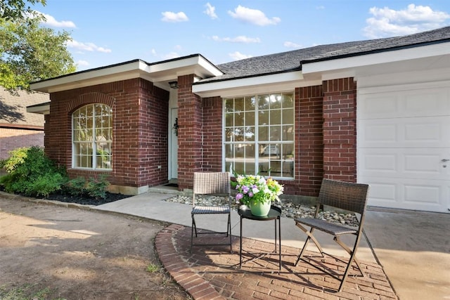 7806 Vail Valley Dr, Austin, TX 78749 - view of patio / terrace with a garage