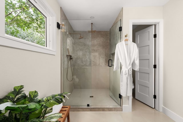 10006 Mandeville Cir, Austin, TX 78750 - full bath with a shower stall and tile patterned floors