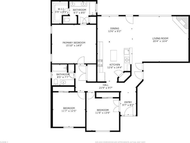 6005 La Mesa St, Leander, TX 78645 - view of property floor plan