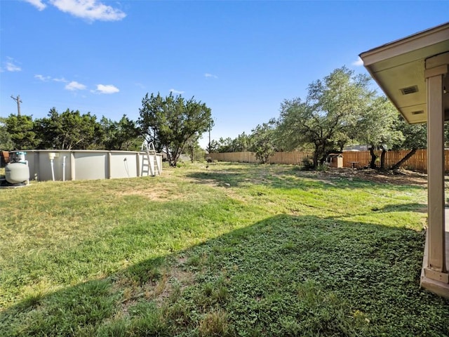 6005 La Mesa St, Leander, TX 78645 - view of yard