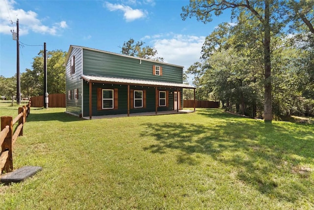 106 Harper Dr, Bastrop, TX 78602 - rear view of house