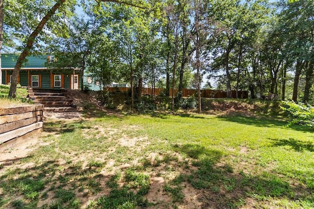 106 Harper Dr, Bastrop, TX 78602 - view of yard