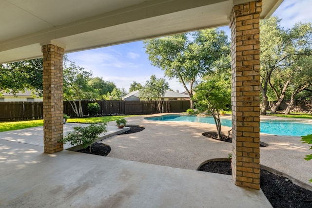 2700 Dagama Ct, Cedar Park, TX 78613 - fenced backyard featuring a patio