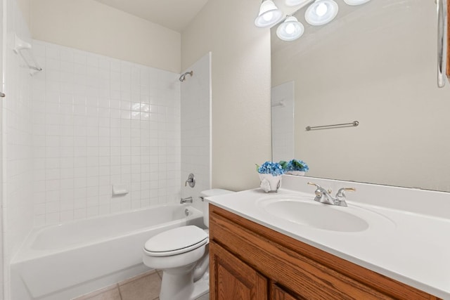 2700 Dagama Ct, Cedar Park, TX 78613 - full bathroom featuring vanity, shower / washtub combination, and tile patterned floors