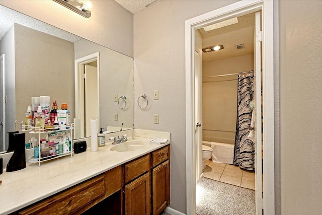 7825 Beauregard Cir Unit 26, Austin, TX 78745 - full bathroom with vanity and shower / bath combo with shower curtain