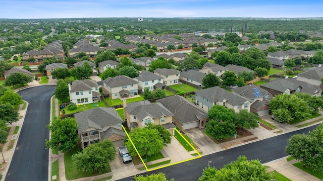11221 Old Quarry Rd, Austin, TX 78717 - aerial view of residential area with property boundaries highlighted