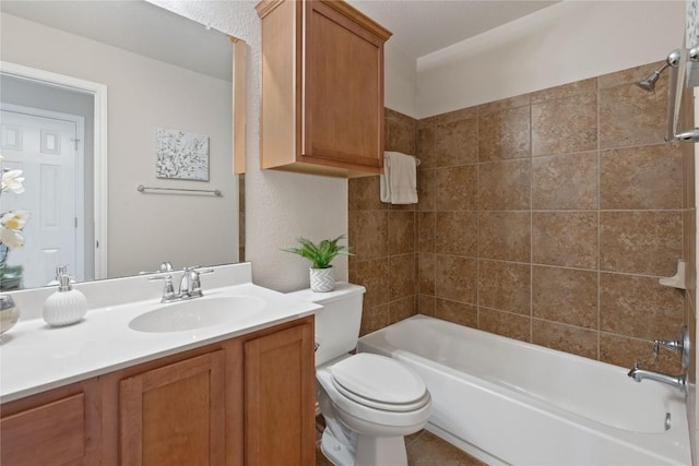 11221 Old Quarry Rd, Austin, TX 78717 - full bath with vanity and washtub / shower combination