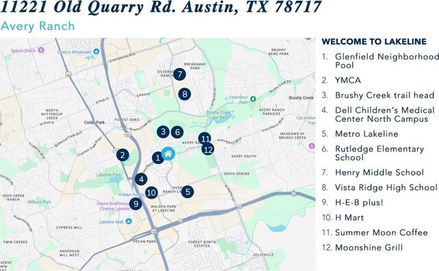 11221 Old Quarry Rd, Austin, TX 78717 - map / location