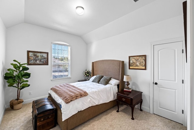 174 Jayne Cv, Austin, TX 78737 - bedroom with vaulted ceiling and light colored carpet