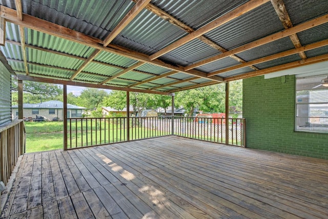 932 E 53 1/2 St, Austin, TX 78751 - wooden terrace featuring a yard