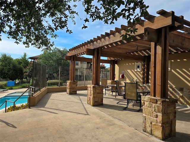 204 Lake Como Dr, Austin, TX 78734 - view of patio / terrace with a pergola