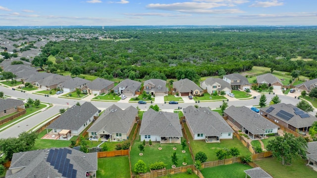 4409 Arques Ave, Round Rock, TX 78681 - aerial perspective of suburban area with a forest