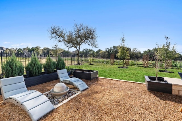 view of fenced backyard