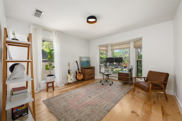 6317 Gato Path, Austin, TX 78731 - office space featuring healthy amount of natural light and light wood finished floors