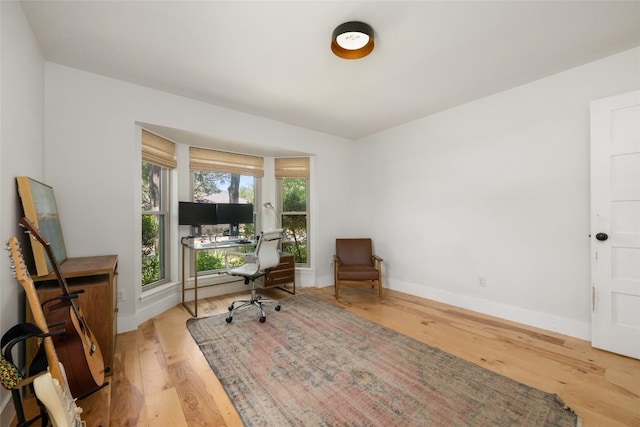 6317 Gato Path, Austin, TX 78731 - office with light wood-style flooring and baseboards