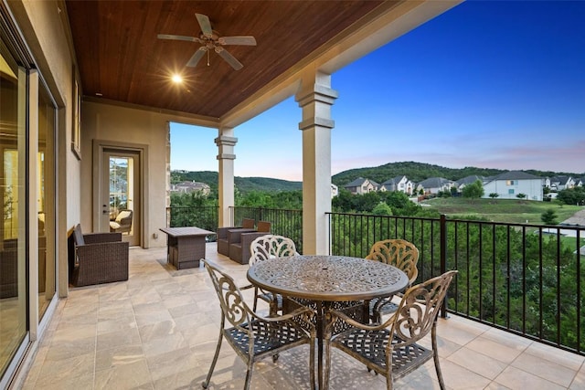 6000 Osceola Trl, Austin, TX 78738 - patio / terrace with a ceiling fan