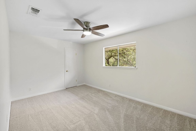 4217 Greystone Dr N, Austin, TX 78731 - carpeted empty room with baseboards and ceiling fan