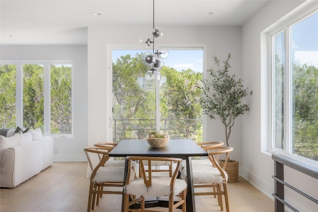 7809 Old Bee Caves Rd Unit 12, Austin, TX 78735 - dining space featuring baseboards and recessed lighting