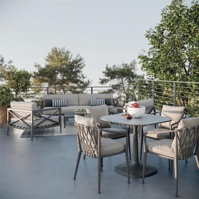 7809 Old Bee Caves Rd Unit 12, Austin, TX 78735 - view of patio / terrace with outdoor lounge area