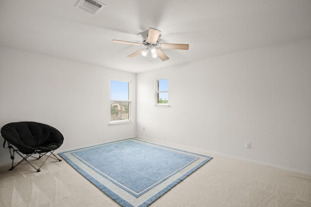 11104 Helms Deep Dr, Austin, TX 78754 - unfurnished room featuring ceiling fan and light carpet