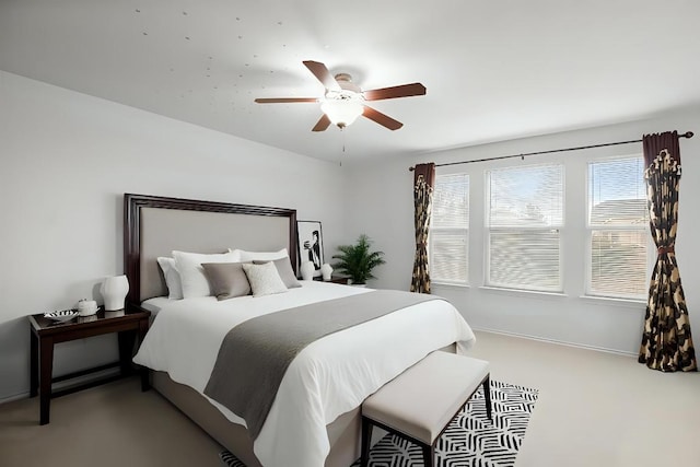 11104 Helms Deep Dr, Austin, TX 78754 - bedroom featuring carpet, multiple windows, and ceiling fan