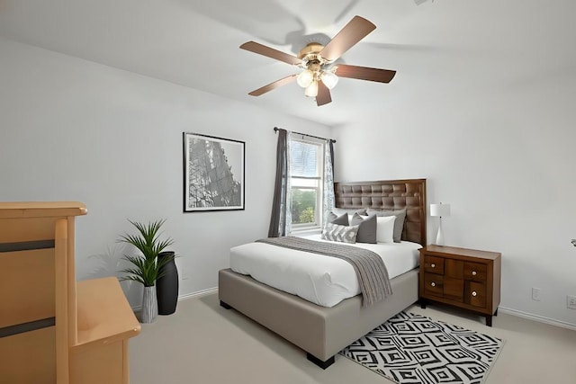 11104 Helms Deep Dr, Austin, TX 78754 - bedroom with baseboards and ceiling fan