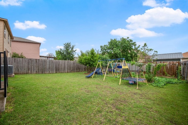 11104 Helms Deep Dr, Austin, TX 78754 - fenced backyard featuring a playground