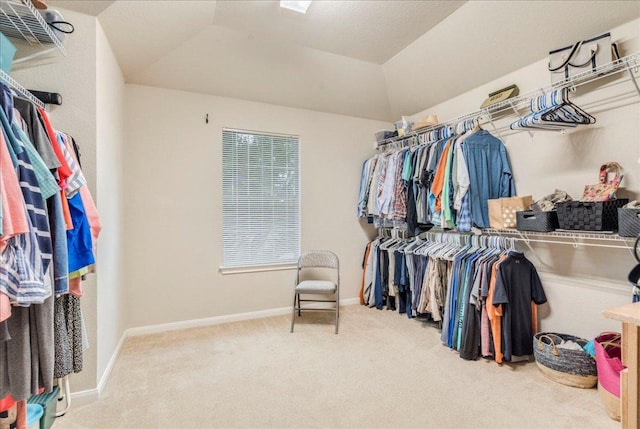 18717 Shoreless Dr, Pflugerville, TX 78660 - walk in closet featuring carpet flooring