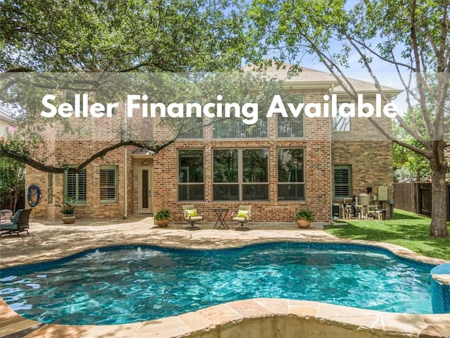 13212 Coleto Creek Trl, Austin, TX 78732 - swimming pool featuring a patio area