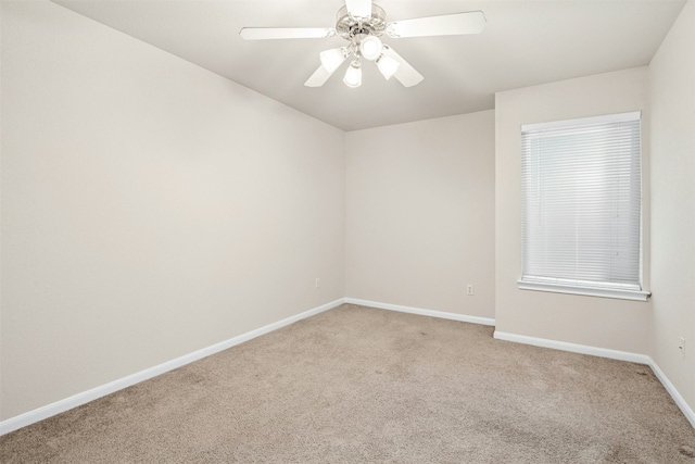 6710 Telluride Trl, Austin, TX 78749 - unfurnished room featuring light colored carpet and a ceiling fan