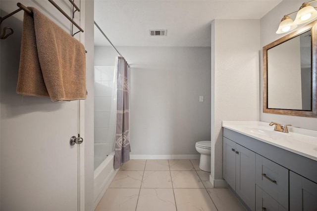 1009 Laurelleaf Dr, Pflugerville, TX 78660 - bathroom featuring marble look tiles, vanity, and shower / bath combo