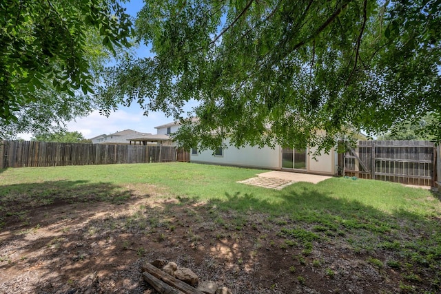707 Eaglecreek Dr, Leander, TX 78641 - fenced backyard featuring a patio area