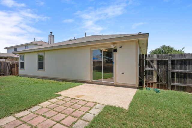 707 Eaglecreek Dr, Leander, TX 78641 - back of house with a patio
