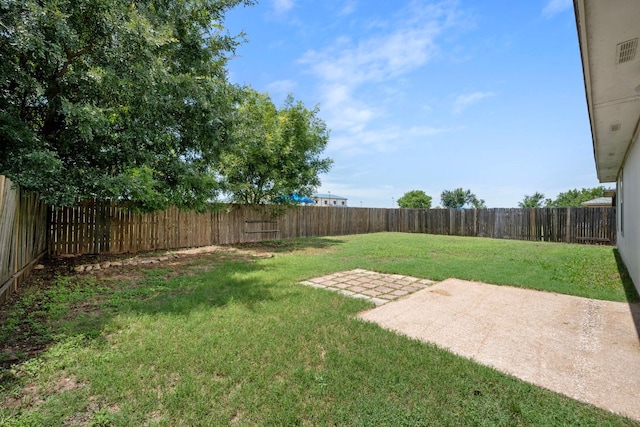 707 Eaglecreek Dr, Leander, TX 78641 - fenced backyard with a patio area