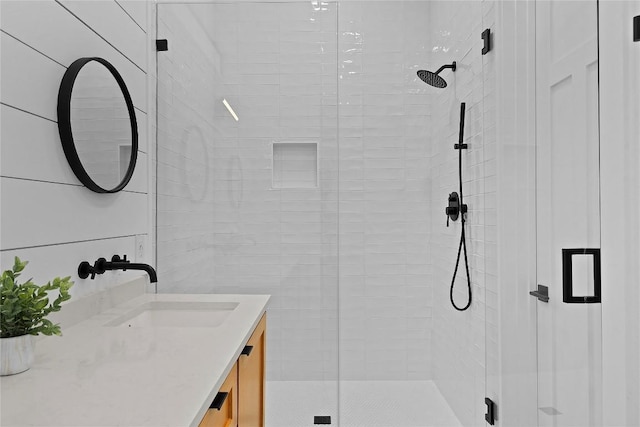 2216 Lindell Ave Unit 2, Austin, TX 78704 - full bathroom with a shower stall and vanity