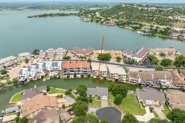 521 Lucy Ln, Horseshoe Bay, TX 78657 - view of property location featuring nearby suburban area and a nearby body of water