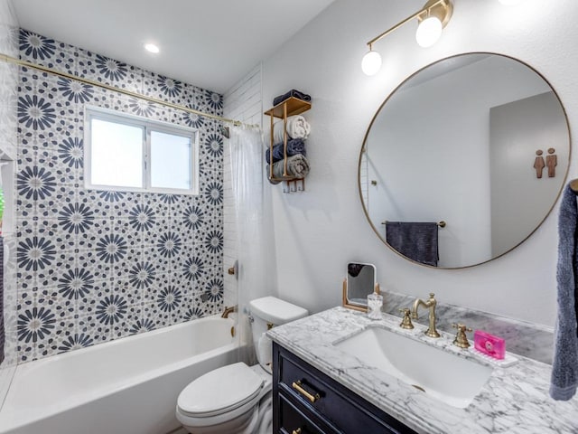11405 Bristle Oak Trl, Austin, TX 78750 - bathroom with vanity and shower / tub combo