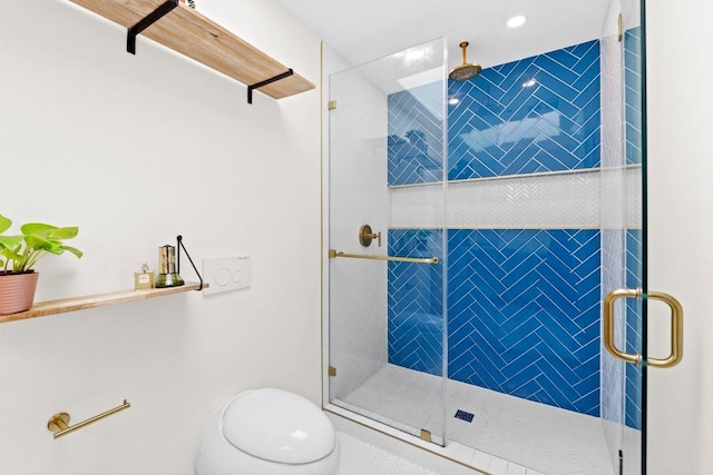 7710 Shoal Creek Blvd, Austin, TX 78757 - bathroom featuring a shower stall