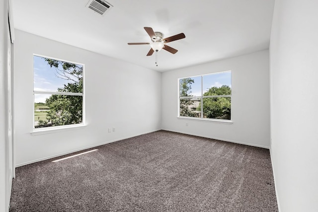 1213 Pathfinder Way, Round Rock, TX 78665 - carpeted spare room featuring ceiling fan and baseboards