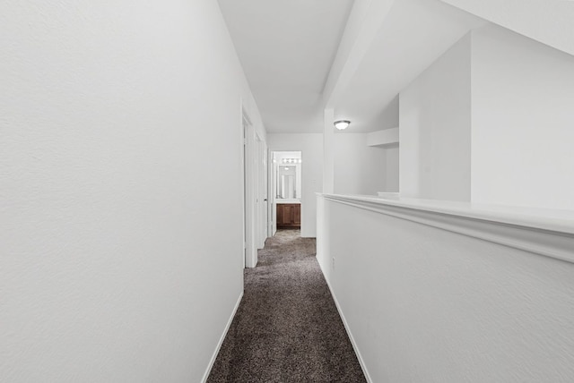 1213 Pathfinder Way, Round Rock, TX 78665 - hall featuring carpet and baseboards