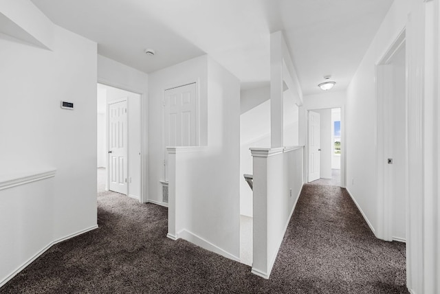 1213 Pathfinder Way, Round Rock, TX 78665 - hallway with carpet flooring and an upstairs landing