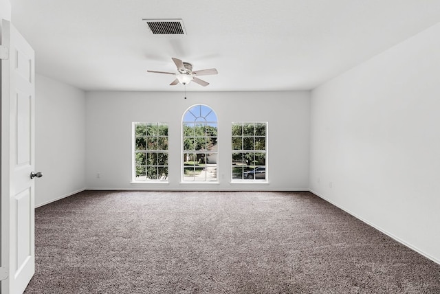 1213 Pathfinder Way, Round Rock, TX 78665 - unfurnished room with carpet floors and ceiling fan