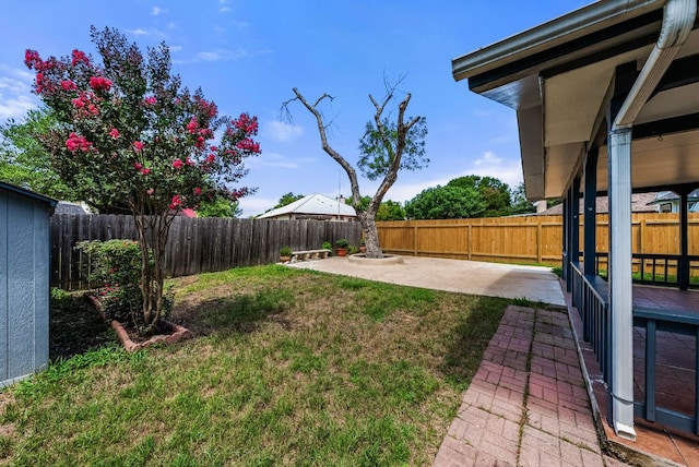 1213 Pathfinder Way, Round Rock, TX 78665 - fenced backyard featuring a patio area